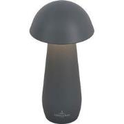 Villeroy & Boch tafellamp MODENA | 16cm| Antraciet | op accu / oplaadb...