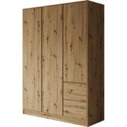 Meubella Kledingkast Brett - Eiken - 147 cm