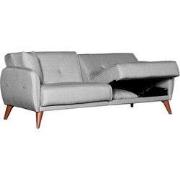 Zydante® Sofabed Roma - Zilvergrijs - 200x80x77 cm