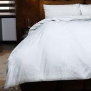 Zydante® Dekbedovertrek Emboss Rainbow 240x220 cm - Wit - met 2 Kussen...