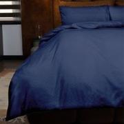Emboss Dekbedovertrekset Rainbow - Donkerblauw - 240x220 + 2*60x70 cm