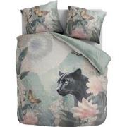 100% Microvezel dekbedovertrekset Panthers Bloom - 200x200/220 + 2*60x...