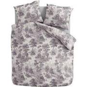 Zydante® Microvezel Dekbedovertrekset - 200x220 cm - Vintage Grey - me...