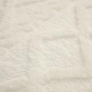 Dekbedovertrekset Jacquard Teddy Whisper White - 200x200/220+2*60x70 c...