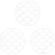 Krumble Siliconen pannenonderzetter rond met schubben patroon - Wit - ...
