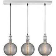 Home sweet home hanglamp Vintage 3L Beam Spiral g180 - smoke