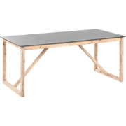 Beliani NOTTERI - Tuintafel-Grijs-Beton