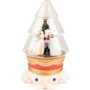 Clayre & Eef Stolp Notenkraker 15x13x24 cm Rood Groen Kunststof Glas G...