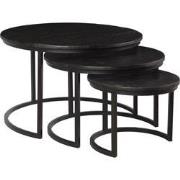 Livingfurn - Salontafel Jerrel Kala - 74x74x42 - Mangohout
