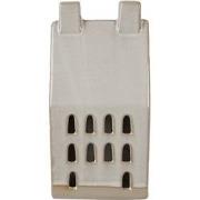 Clayre & Eef Decoratie Huis met LED 18 cm Beige Porselein