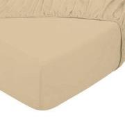 Dubbel Jersey Topper Hoeslaken - Zand - 190x200 cm - Jersey - Villa Pa...