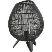 Light & Living - tafellamp - Yumi - zwart - metaal - nachtkastlamp - E...