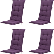 Madison -  Tuinstoelkussen Hoge Rug Panama purple - Ca. 123x50 cm - Se...