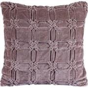 PTMD Sierkussen Nasim - 45x45x10 cm - Katoen - Roze
