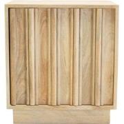 Nachtkastje Naturel Mangohout - 50x40x55cm - Nika