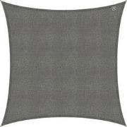 Kopu® Schaduwdoek Vierkant 5x5 m - 280 gram Waterdoorlatend - Grijs