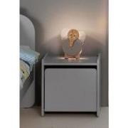 LUCEVI - Kiddy Kindernachtkastje- Hout - Grijs - 40x36x41cm