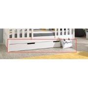 LUCEVI - Housebed Rolbed/Opberglade - 90x200cm - Wit