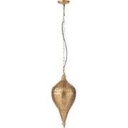 J-Line - Hangende Lamp Druppel Metaal Goud Small - 23x23x53cm