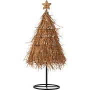 J-Line - Kerstboom Ster Rattan Large - 33x33x89cm
