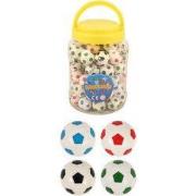 72 Stuks - Voetbal Stuiterballen Ø3.5 Cm in Pot - Uitdeelcadeautjes - ...