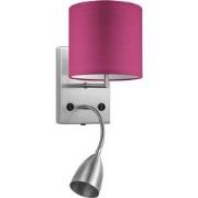 Home sweet home wandlamp read bling Ø 16 cm - roze