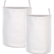 Beliani ARCHA - Wasmanden-Wit-Polyester