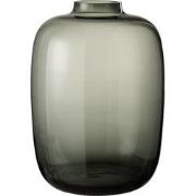 J-Line - Vaas Cleo Glas Grijs Large - 30x30x45cm