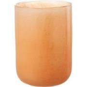 J-Line - Vaas Corrie Glas Koraal Medium - 16x16x23cm