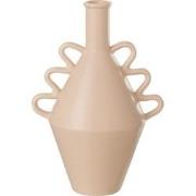 J-Line - Vaas Golvend Handvat Dolomiet Roze Large - 22x16x32cm