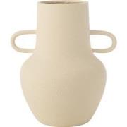 J-Line - Vaas Kruik 2 Handvat Aardewerk Beige Large - 26x21x29.5cm