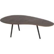 J-Line - Salontafel Druppel Aluminium/ijzer Bruin Large - 119x71.5x36....