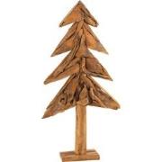 J-Line - Boom Stukken Teak Hout Naturel Large - 60x24x120cm