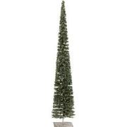 J-Line - Boom Deco Sneeuw Plastiek Groen Large - 12x12x79cm