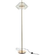J-Line - Voetlamp Led Goud Metaal/glas Doorschijnend - 154x36x36cm