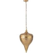 J-Line - Hangende Lamp Druppel Metaal Goud Large - 31.5x31.5x57cm