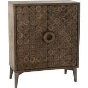 J-Line - Kast 2 Deuren Mangohout/mdf Bruin - 90x45x113cm