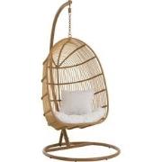 J-Line - Hangstoel Ovaal Staal Naturel - 119x105x193cm