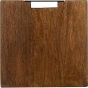 J-Line - Snijplank Vierkant Mango Hout Bruin Large - 35x35x3cm