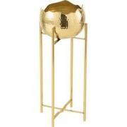 J-Line - Schaal Op Voet Stainless Steel Goud Small - 21x21x45cm