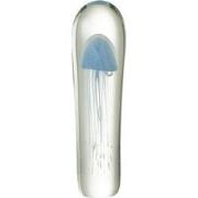 J-Line - Presse Papier Kwal Glas Blauw Extra Large - 11x11x39.5cm