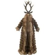 J-Line - Hert Staand Jas Resin/textiel Bruin Small - 26x15x76cm