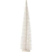 J-Line - Kerstboom Decoratief Glitter Plastiek Wit Large - 15x15x61cm