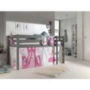 LUCEVI - Pino Halfhoogslaper H115CM + Ladder + Princess Gordijntjes + ...