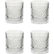 J-Line - Giftbox 4 Glazen Whisky Tennessee Glas Transparant - 8x8x9.5c...