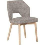 MUST Living Dining chair Blossom,82x54x57 cm, polaris brown