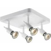 SONAR II wit 4x 5W LED GU10 dimbaar incl.