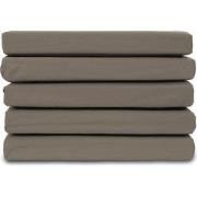 Ten Cate Katoensatijnen Hoeslaken - 160x200 - Taupe