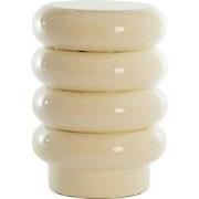 Light & Living - Bijzettafel MIROGI - Ø30x40cm - Wit