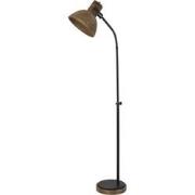 Light & Living - vloerlamp - Imbert - bruin - metaal - leeslamp - E27 ...